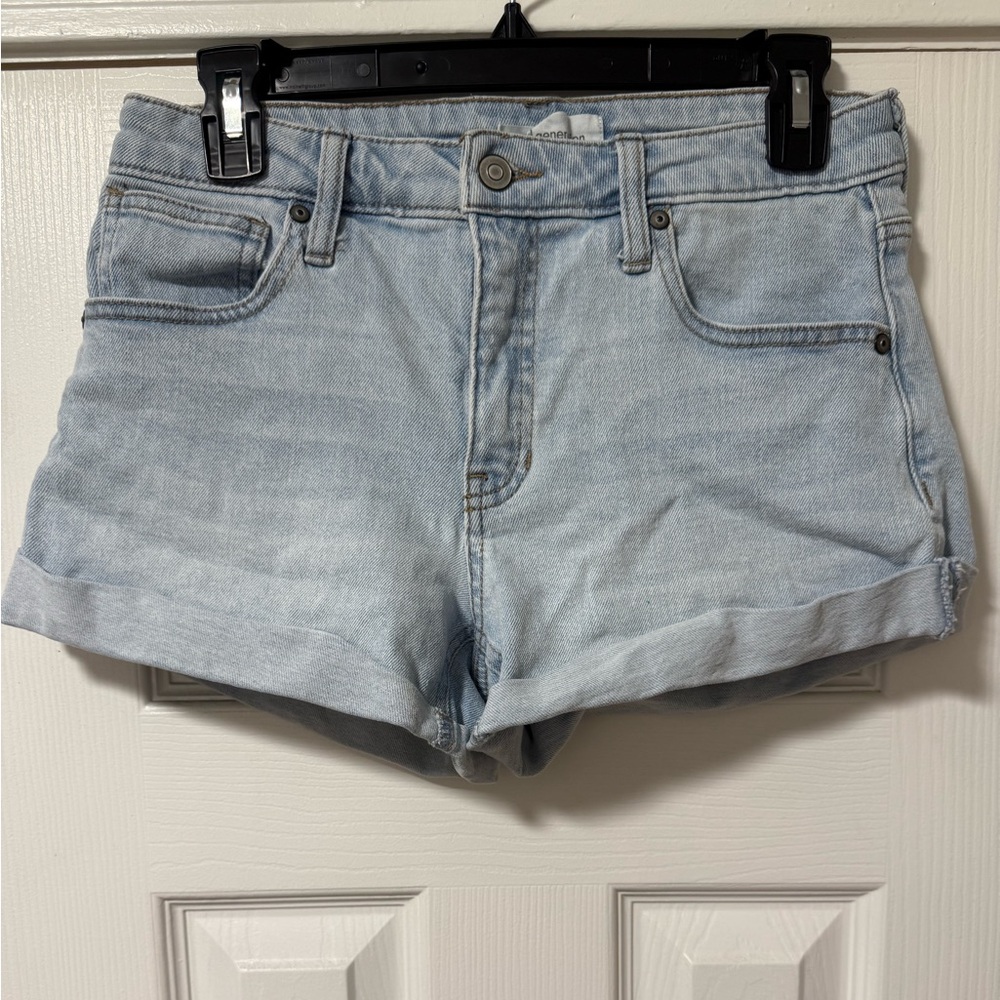 Light Blue Denim Shorts